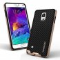 For Samsung Galaxy Note 4 Case [Carbon Fiber Black] Slim Fit Skin Cover