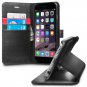 For Apple  iPhone 6 Plus (5.5) Case Wallet [Wallet S] [Black]