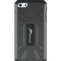 For Apple iPhone 6 Plus Case, roocase KAPSUL Series Military Case with Front Cover- Black