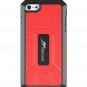 For Apple iPhone 6 Plus Case, roocase KAPSUL Series Armor Military Case with Front Cover Red / Black