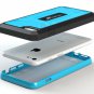 For Apple iPhone 6 Case, roocase KAPSUL Series Blue / Black Military Case with Front Cover