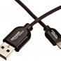 AmazonBasics Apple Certified Lightning to USB Cable - 3 Feet (0.9 Meters) - Black