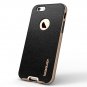 For Apple iPhone 6 Plus (5.5" inch) Case [Leather Black] Slim Fit Skin Cover