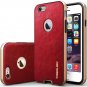 For Apple iPhone 6 (5.5" inch) Plus Case [Leather Burgundy Red] Slim Fit Skin Cover
