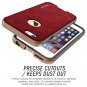 For Apple iPhone 6 (5.5" inch) Plus Case [Leather Burgundy Red] Slim Fit Skin Cover