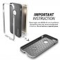 For Apple iPhone 6 (5.5" inch) Plus Case [Mesh Metallic Silver] Slim Fit Skin Cover