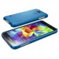Spigen [Screen Shield] For Samsung Galaxy S5 Case Slim [Ultra Fit] [Electric Blue]