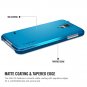 Spigen [Screen Shield] For Samsung Galaxy S5 Case Slim [Ultra Fit] [Electric Blue]