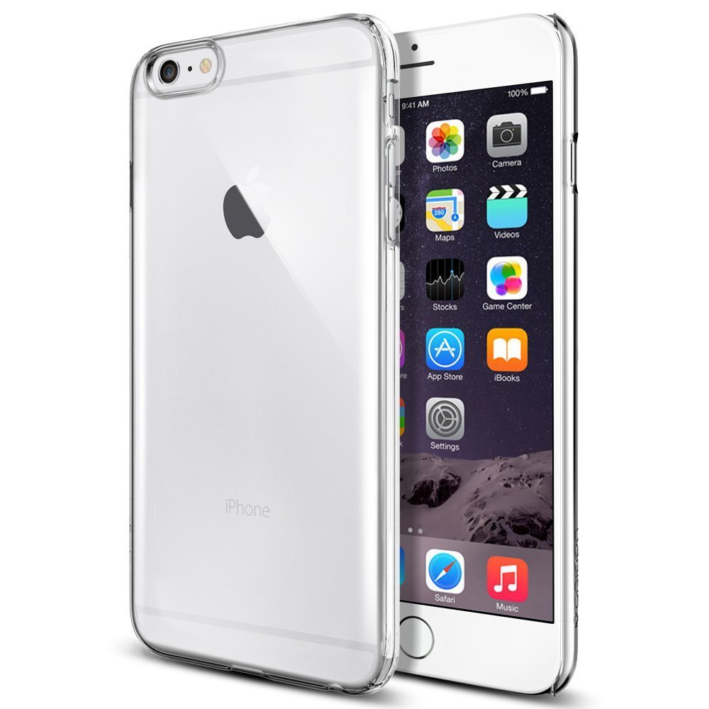 Spigen [Perfect-Fit] iPhone 6 Plus (5.5) Case Slim NEW [Fit Series] [Thin Fit] [Crystal Clear]