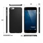 Spigen [Non-Slip] [Perfect-Fit] For Apple iPhone 6 Plus (5.5) Case Slim [Fit Series] Smooth Black