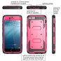 For Apple iPhone 6 Plus Case i-Blason [Armorbox] built-in Screen Protector Full body-Pink