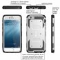 i-Blason iPhone 6 4.7" ArmorBox Case with Screen Protector, White