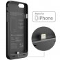 iPhone 6 Plus Battery Case, i-Blason Black/Gray External Protective Battery Case