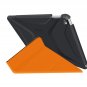rooCASE Origami 3D Slim Shell Case for iPad Air 2, Granite Black / roocase Orange