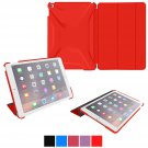 roocase iPad Air 2 Case - Optigon 3D iPad Air 2 2014 Slim Shell Case Smart Cover - Optigon Red