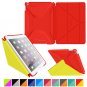 roocase iPad Air 2 Case - Origami 3D iPad Air 2 2014 Slim Shell- Testarossa Red / Tagerine Yellow