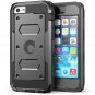 i-Blason Apple iPhone 5C Hybrid Case with Screen Protector, Black