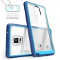 i-Blason [Scratch Resistant] Halo Series Hybrid Clear/Blue Cover Bumper for Samsung Galaxy Note 4