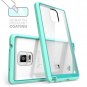 i-Blason [Scratch Resistant] Halo Series Hybrid Clear/Green Bumper for Samsung Galaxy Note 4