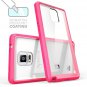i-Blason [Scratch Resistant] Halo Series Hybrid  Clear/Pink Bumper for Samsung Galaxy Note 4