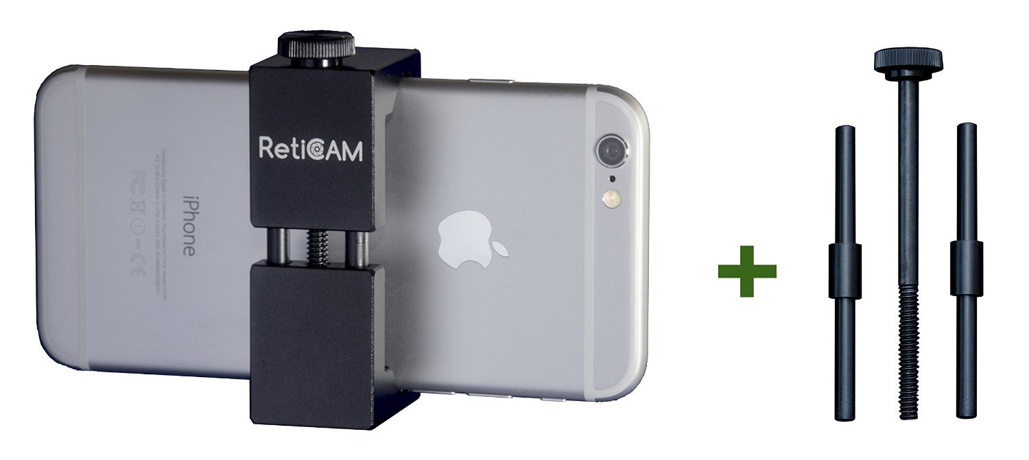 RetiCAM Smartphone Tripod Mount XL Conversion Kit Metal Universal Smart Phone Tripod Adapter