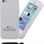 iPhone 5 5S Battery Case Stalion Stamina Rechargeable Extended Charging Case- Ceramic White
