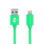 [Apple MFi Certified] ZeroLemon Lightning to USB Plastic PVC Cable 6 inches / 15 cm- Green