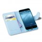 i-Blason Apple iPhone 6 Plus Case 5.5 Inch Leather Case Slim Wallet Book Cover Dal-Blue/White
