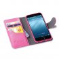 i-Blason Apple iPhone 6 Plus Case 5.5 Inch Leather Case Slim Wallet Book Cover Stand Feature-Pink