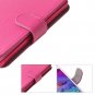 Galaxy Note 4 Case, i-Blason Slim Leather Wallet Book Cover with Stand Feature-Pink
