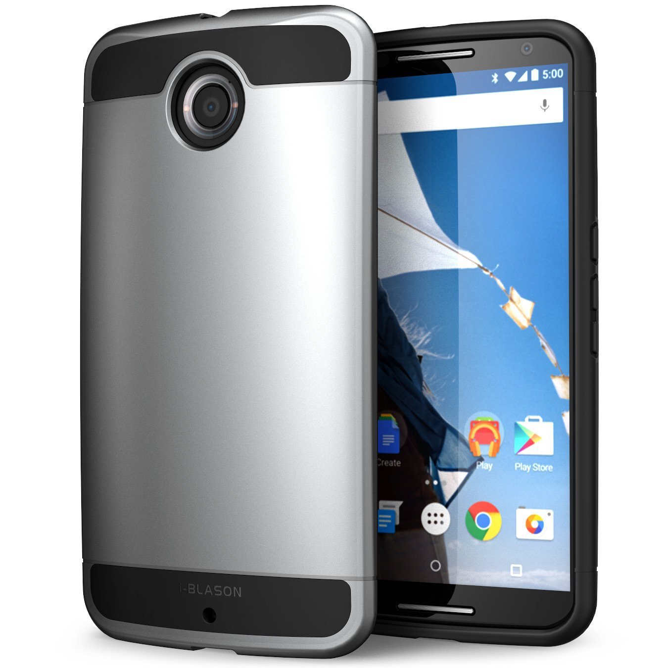 Nexus 6 Case, i-Blason Google Nexus 6 Case Unity Series 2 Layer [Ultra Slim] Space Gray