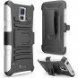 i-Blason Samsung Galaxy S4 Mini i9190 Prime Series Dual Layer Holster Case- White