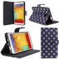 i-Blason Samsung Galaxy Note 3 Note III N9000 Smart Phone Leather Slim Dalmatian Black