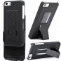 i-BLASON Apple iPhone 5C Transformer Hard Shell Case Holster Combo with Kickstand- Black