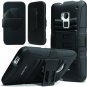i-Blason For HTC One MAX (5.9 Inch Display) Prime Series Dual Layer Armored Hybrid- Black