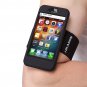 i-BLASON Armband for Apple New iPhone 5S / iPhone 5, Silicone Skin Case-Black