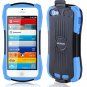 i-Blason ArmorShield Series Dual Layer Holster Case Kick Stand for Apple New iPhone 5 4G -Blue