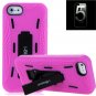 i-Blason Armorbox Series Dual Layer Hybrid Case with Kick Stand for Apple New iPhone 5 4G- Pink