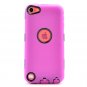 i-Blason ArmorBox Hybrid 3 Layer Defender with Built-In Screen Protector for iPod touch 5G-Magenta