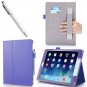 i-Blason Apple iPad Air 2 Case 2014 [2nd Generation] Auto Wake/ Sleep Smart Case Leather- Purple