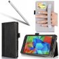 i-BLASON Samsung Galaxy Tab 4 7.0 Case - Leather Book (Elastic Hand Strap, Multi-Angle, Card Holder)