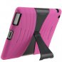 i-Blason ArmorBox Stand Series 2 Kick Stand Defender Case iPad 4 iPad 4th Generation (Magenta/Black)