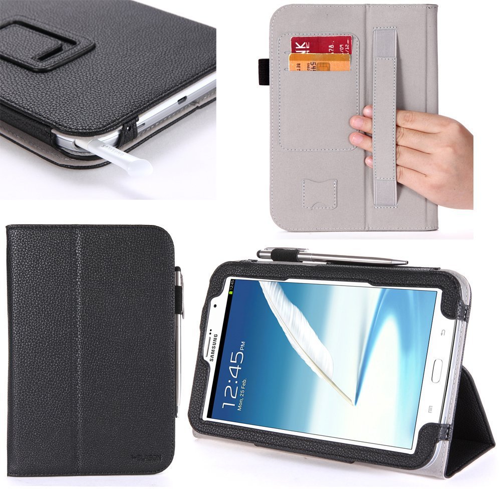 i-Blason Auto Wake/Sleep Case Cover for Samsung Galaxy Note 8.0 GT-N5100/N5110 Wifi 4G LTE- Black