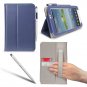 i-Blason Samsung Galaxy Tab 3 7.0 Slim Book Stand Case Cover P3200 Wifi 4G LTE- Blue