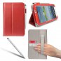 i-Blason Samsung Galaxy Tab 3 7.0 Slim Book Stand Case Cover P3200 Wifi- Red