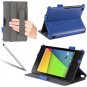 i-Blason Google The New Nexus 7 2 II (2nd Generation) Slim Folio Book Auto Wake / Sleep Shell- Blue