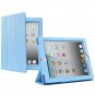 i-BLASON iPad 3 Case + Screen Protector synthetic Leather with Built-in Stand- Blue