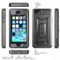 Apple iPhone 5S Case Compatible with iPhone 5 [Unicorn Beetle PRO Series] Full-body Black/Black