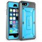 Apple iPhone 5S Case Compatible with iPhone 5 [Unicorn Beetle PRO Series] Full-body Blue/Black