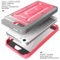 Apple iPhone 5S Case Compatible with iPhone 5 [Unicorn Beetle PRO Series] Full-body Pink/Gray